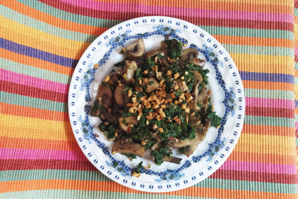 Garlic Mushrooms & Spinach